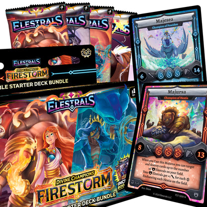 Firestorm Hestia vs. Poseidon Double Starter Deck Bundle with 4 Packs (Preorder)