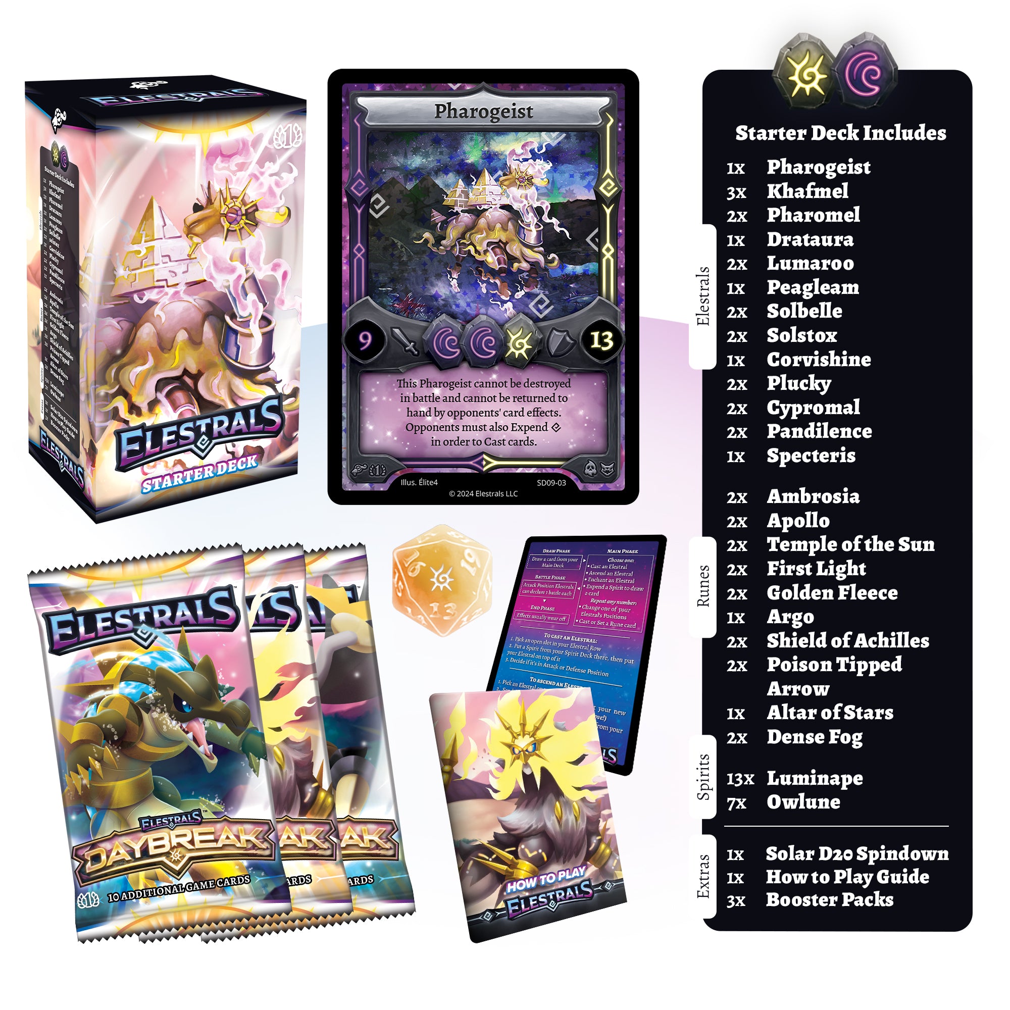 Daybreak Pharogeist Starter Deck with 3 Packs