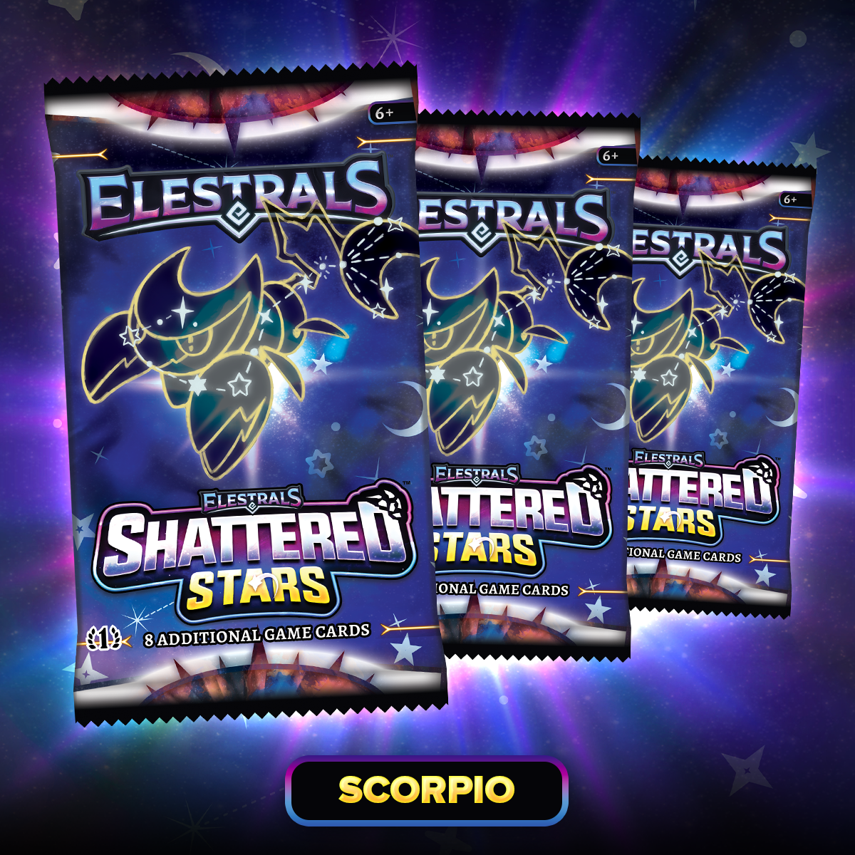 Shattered Stars Scorpio Thunder Bundle (3 Packs)